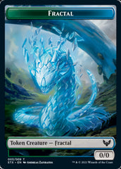 Elemental // Fractal Double-Sided Token [Strixhaven: School of Mages Tokens] | Shuffle n Cut Hobbies & Games