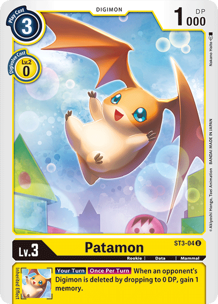 Patamon [ST3-04] [Starter Deck: Heaven's Yellow] | Shuffle n Cut Hobbies & Games