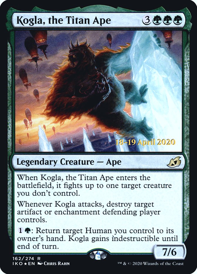 Kogla, the Titan Ape [Ikoria: Lair of Behemoths Prerelease Promos] | Shuffle n Cut Hobbies & Games