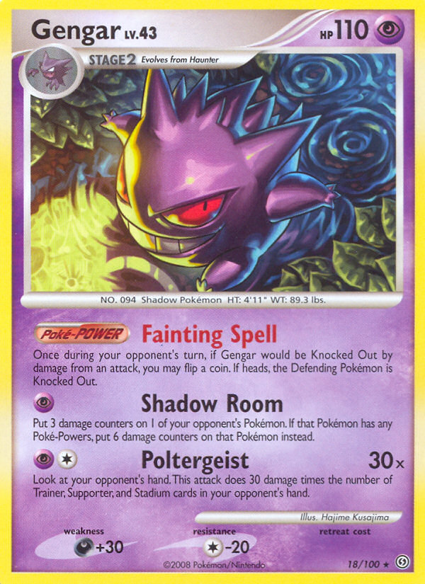 Gengar (18/100) [Diamond & Pearl: Stormfront] | Shuffle n Cut Hobbies & Games