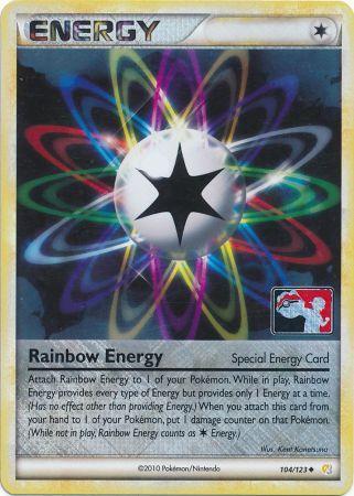 Rainbow Energy (104/123) (League Promo) [HeartGold & SoulSilver: Base Set] | Shuffle n Cut Hobbies & Games