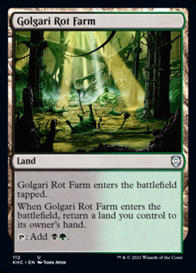Golgari Rot Farm [Kaldheim Commander] | Shuffle n Cut Hobbies & Games