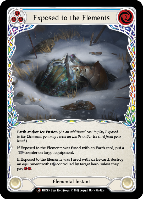 Exposed to the Elements [U-ELE093] Unlimited Rainbow Foil | Shuffle n Cut Hobbies & Games