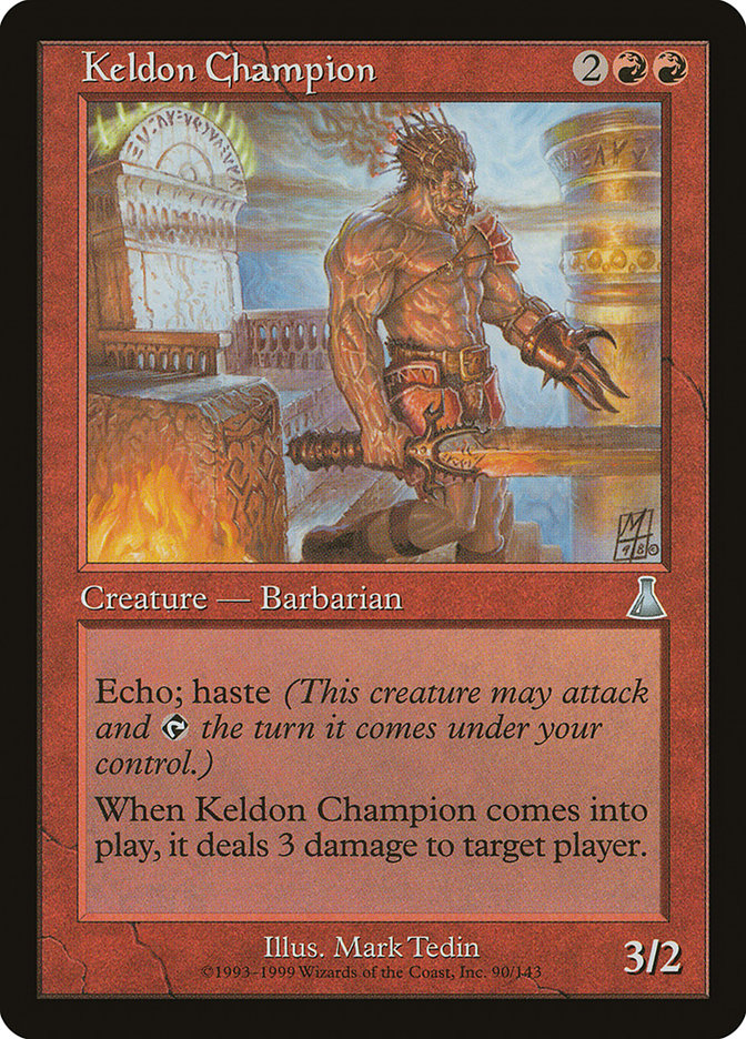 Keldon Champion [Urza's Destiny] | Shuffle n Cut Hobbies & Games