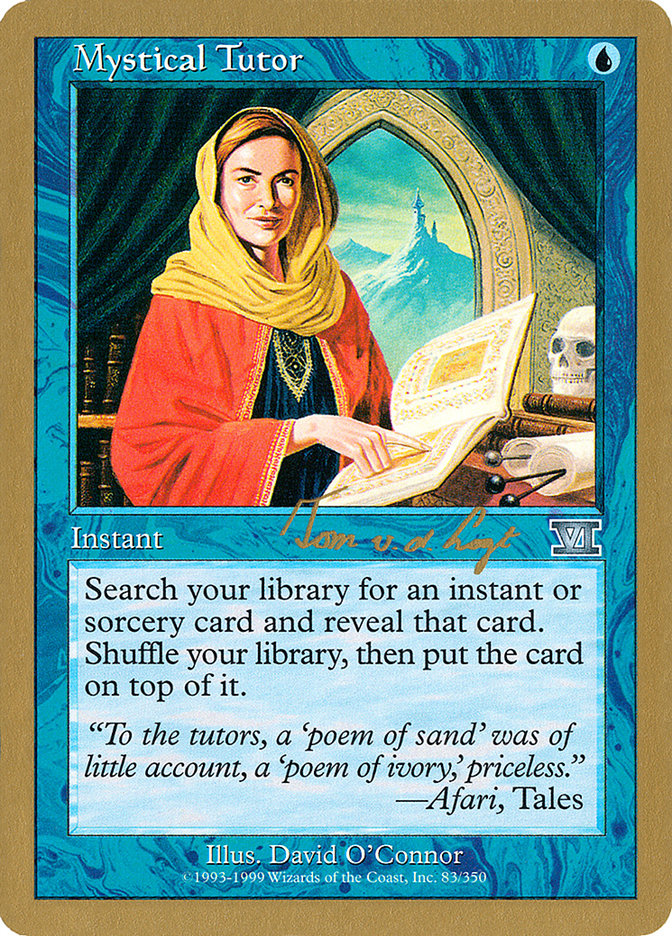 Mystical Tutor (Tom van de Logt) [World Championship Decks 2000] | Shuffle n Cut Hobbies & Games