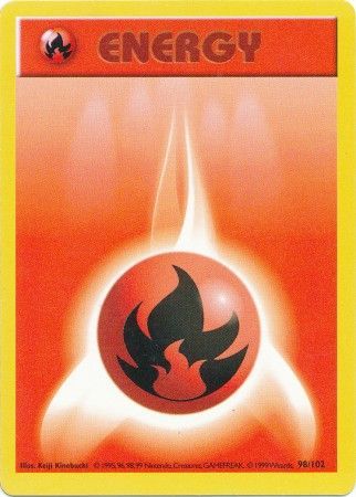 Fire Energy (98/102) [Base Set Shadowless Unlimited] | Shuffle n Cut Hobbies & Games