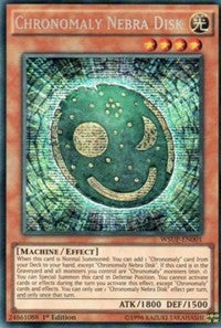 Chronomaly Nebra Disk [WSUP-EN001] Prismatic Secret Rare | Shuffle n Cut Hobbies & Games