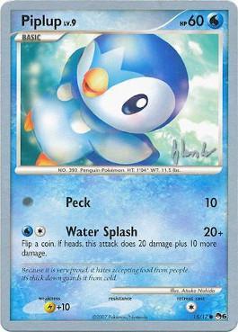 Piplup LV.9 (15/17) (Empotech - Dylan Lefavour) [World Championships 2008] | Shuffle n Cut Hobbies & Games