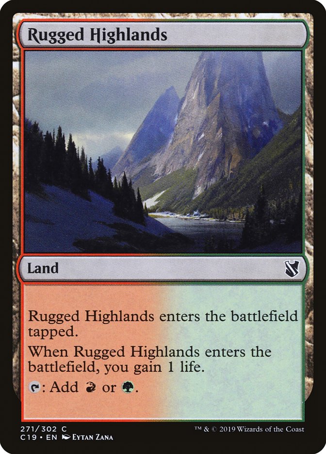 Rugged Highlands [Commander 2019] | Shuffle n Cut Hobbies & Games