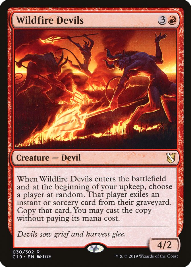 Wildfire Devils [Commander 2019] | Shuffle n Cut Hobbies & Games