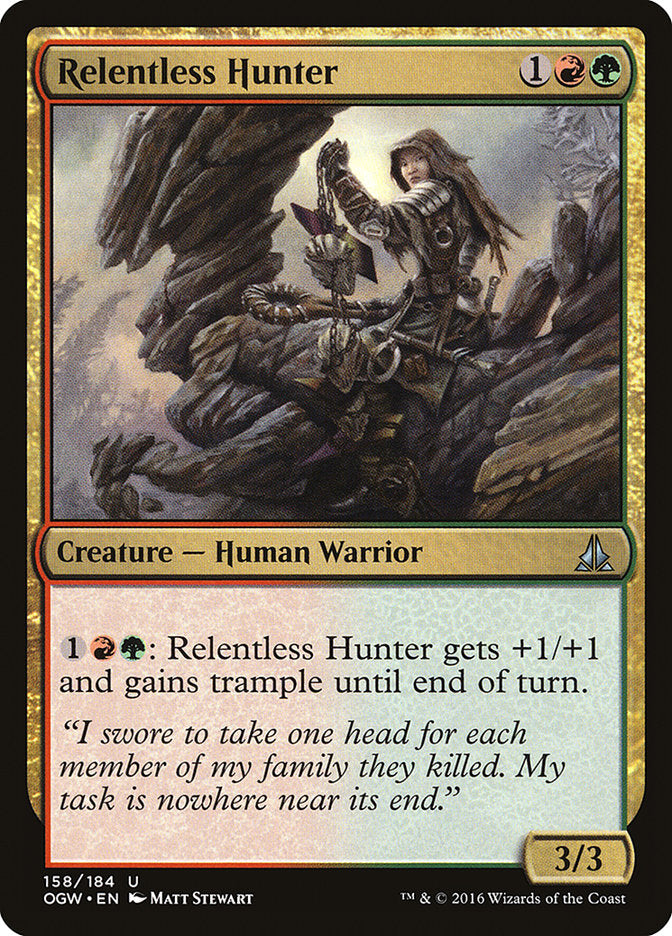 Relentless Hunter [Oath of the Gatewatch] | Shuffle n Cut Hobbies & Games