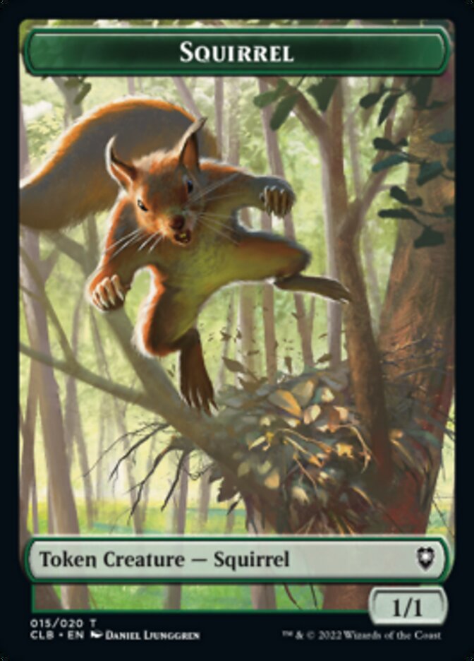 Squirrel Token [Commander Legends: Battle for Baldur's Gate Tokens] | Shuffle n Cut Hobbies & Games