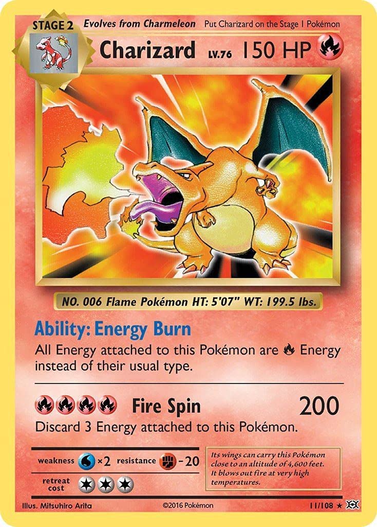 Charizard (11/108) [XY: Evolutions] | Shuffle n Cut Hobbies & Games