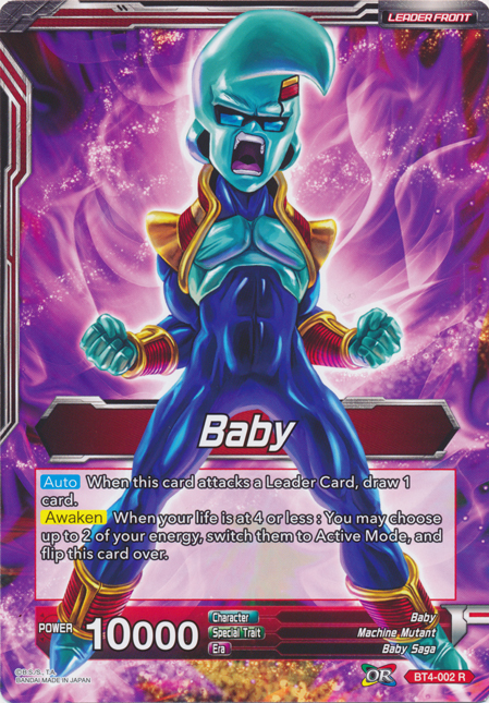 Baby // Rampaging Great Ape Baby (Oversized Card) (BT4-002) [Oversized Cards] | Shuffle n Cut Hobbies & Games