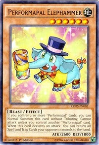 Performapal Elephammer [CROS-EN002] Rare | Shuffle n Cut Hobbies & Games