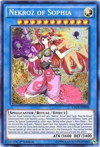 Nekroz of Sophia [CROS-EN038] Secret Rare | Shuffle n Cut Hobbies & Games