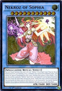 Nekroz of Sophia (UTR) [CROS-EN038] Ultimate Rare | Shuffle n Cut Hobbies & Games