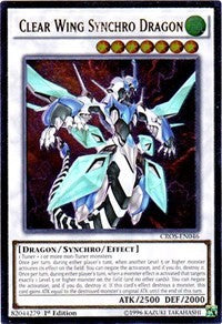 Clear Wing Synchro Dragon (UTR) [CROS-EN046] Ultimate Rare | Shuffle n Cut Hobbies & Games