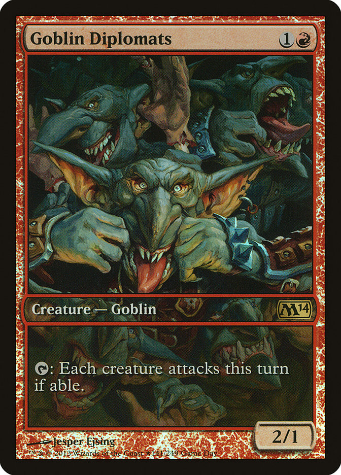 Goblin Diplomats (Game Day) [Magic 2014 Promos] | Shuffle n Cut Hobbies & Games