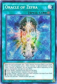 Oracle of Zefra [CROS-EN060] Secret Rare | Shuffle n Cut Hobbies & Games