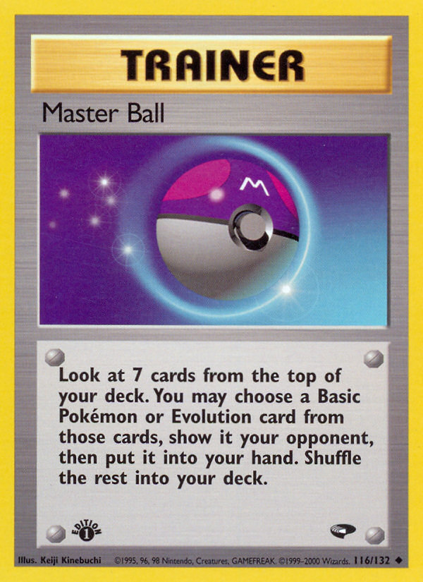 Master Ball (116/132) [Gym Challenge 1st Edition] | Shuffle n Cut Hobbies & Games