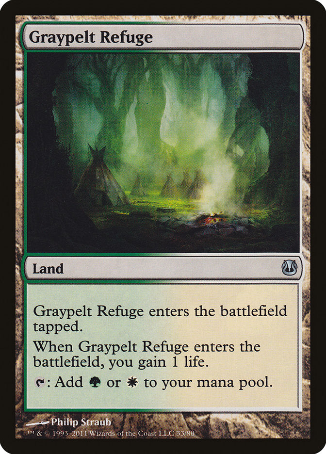 Graypelt Refuge [Duel Decks: Ajani vs. Nicol Bolas] | Shuffle n Cut Hobbies & Games