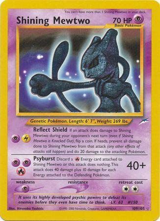 Shining Mewtwo (109/105) [Neo Destiny Unlimited] | Shuffle n Cut Hobbies & Games