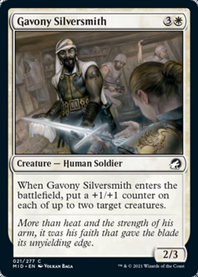 Gavony Silversmith [Innistrad: Midnight Hunt] | Shuffle n Cut Hobbies & Games