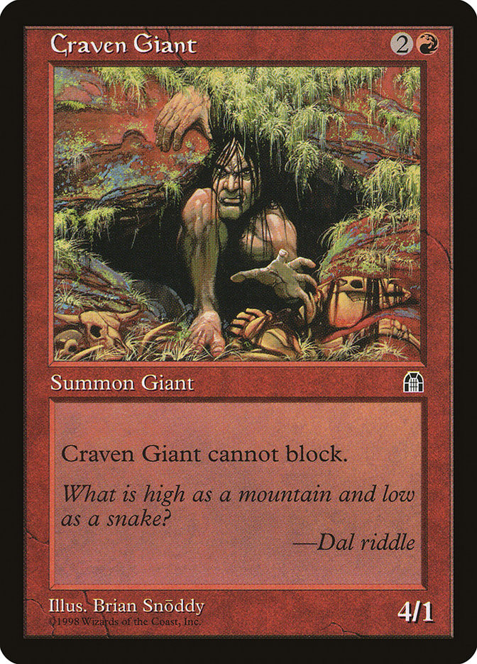 Craven Giant [Stronghold] | Shuffle n Cut Hobbies & Games