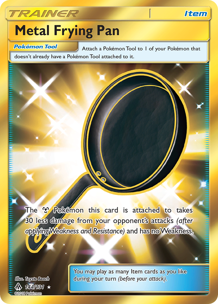 Metal Frying Pan (144/131) [Sun & Moon: Forbidden Light] | Shuffle n Cut Hobbies & Games