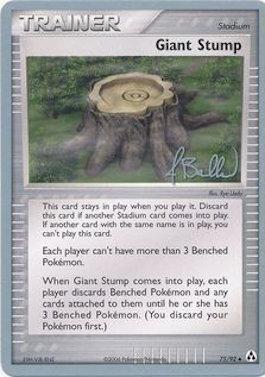 Giant Stump (75/92) (Eeveelutions - Jimmy Ballard) [World Championships 2006] | Shuffle n Cut Hobbies & Games