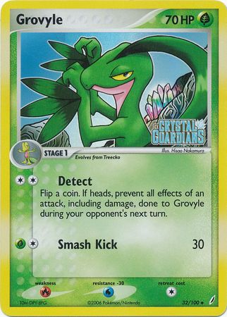 Grovyle (32/100) (Stamped) [EX: Crystal Guardians] | Shuffle n Cut Hobbies & Games