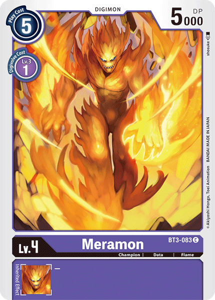 Meramon [BT3-083] [Release Special Booster Ver.1.5] | Shuffle n Cut Hobbies & Games