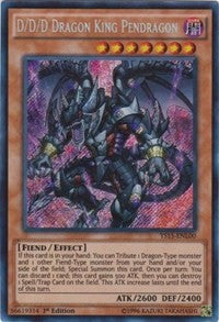 D/D/D Dragon King Pendragon [YS15-ENL00] Secret Rare | Shuffle n Cut Hobbies & Games