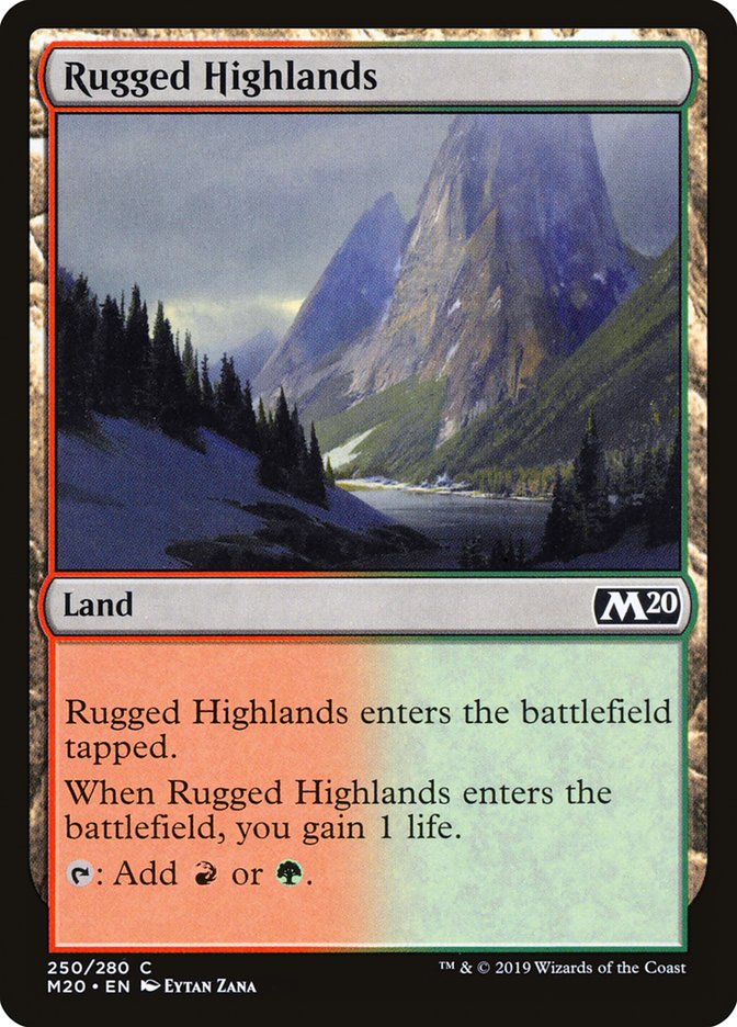 Rugged Highlands [Core Set 2020] | Shuffle n Cut Hobbies & Games