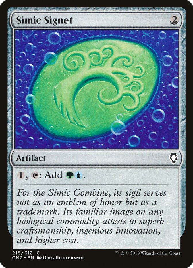 Simic Signet (215/312) [Commander Anthology Volume II] | Shuffle n Cut Hobbies & Games