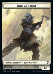 Kor Warrior // Wizard Double-Sided Token [Commander Legends: Battle for Baldur's Gate Tokens] | Shuffle n Cut Hobbies & Games