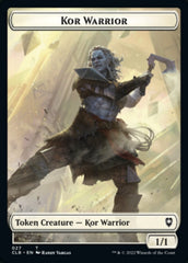 Kor Warrior // Shapeshifter (023) Double-Sided Token [Commander Legends: Battle for Baldur's Gate Tokens] | Shuffle n Cut Hobbies & Games