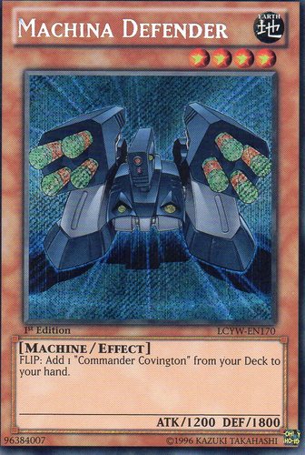 Machina Defender [LCYW-EN170] Secret Rare | Shuffle n Cut Hobbies & Games