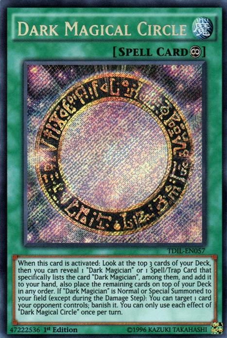 Dark Magical Circle [TDIL-EN057] Secret Rare | Shuffle n Cut Hobbies & Games