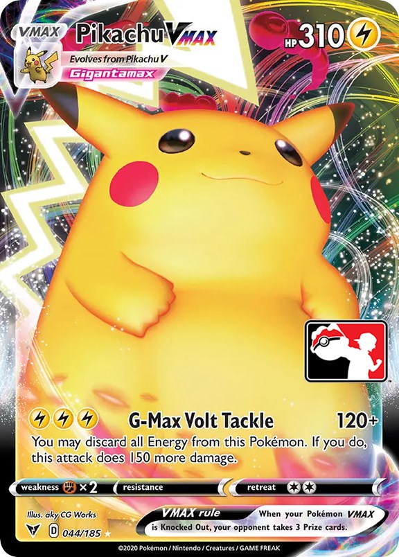 Pikachu VMAX (044/185) [Prize Pack Series One] | Shuffle n Cut Hobbies & Games