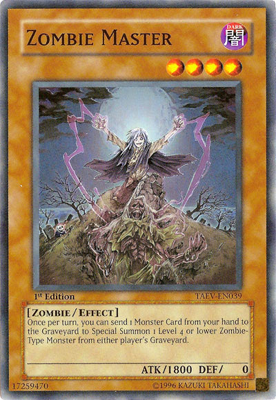 Zombie Master [TAEV-EN039] Super Rare | Shuffle n Cut Hobbies & Games