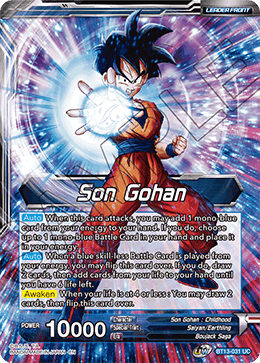 Son Gohan // SS2 Son Gohan, Pushed to the Brink (Uncommon) [BT13-031] | Shuffle n Cut Hobbies & Games