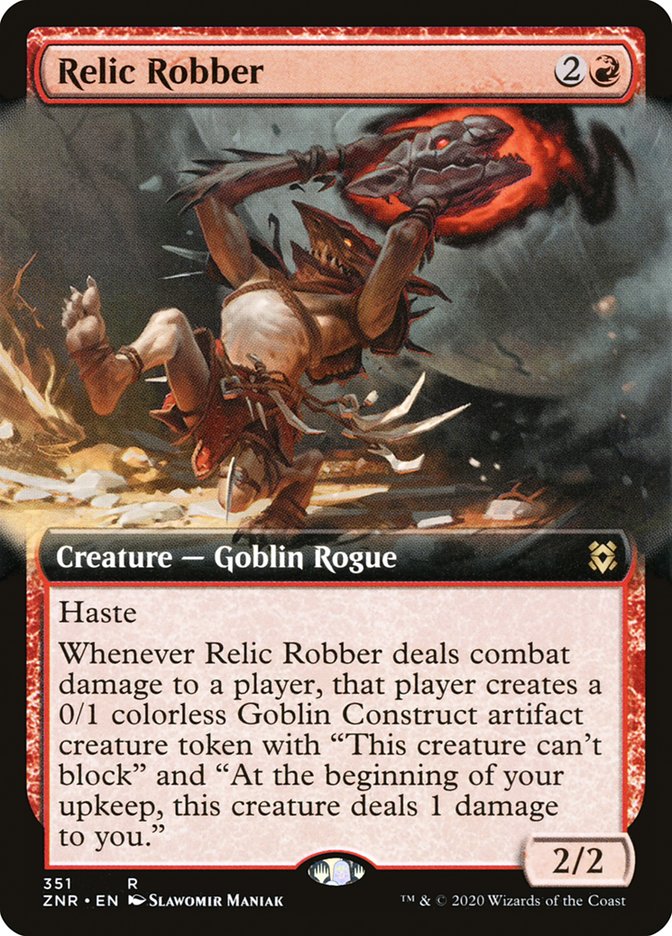 Relic Robber (Extended Art) [Zendikar Rising] | Shuffle n Cut Hobbies & Games