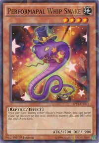 Performapal Whip Snake [SP15-EN013] Shatterfoil Rare | Shuffle n Cut Hobbies & Games