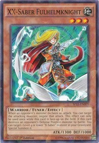 XX-Saber Fulhelmknight [SP15-EN005] Shatterfoil Rare | Shuffle n Cut Hobbies & Games