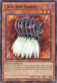 Edge Imp Sabres [SP15-EN022] Shatterfoil Rare | Shuffle n Cut Hobbies & Games