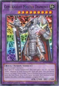 Gem-Knight Master Diamond [SP15-EN030] Shatterfoil Rare | Shuffle n Cut Hobbies & Games