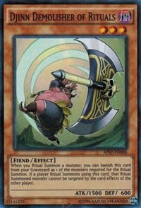 Djinn Demolisher of Rituals [AP07-EN006] Super Rare | Shuffle n Cut Hobbies & Games