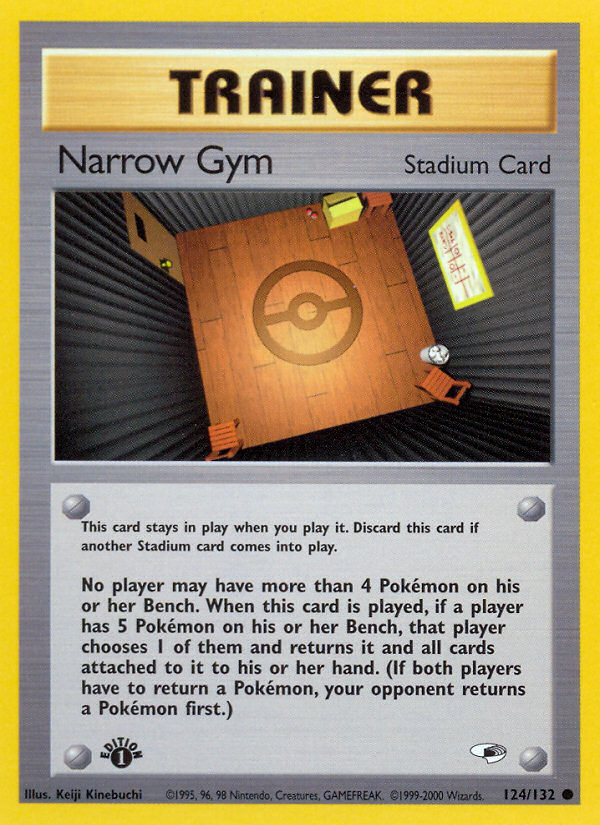 Narrow Gym (124/132) [Gym Heroes 1st Edition] | Shuffle n Cut Hobbies & Games